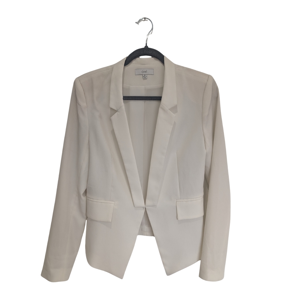 Ovi Women's Elegant Cream Suit Jacket